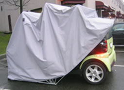 Smart Car in the Trike Cover